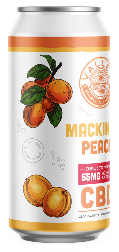 Mackinaw Peach 55MG CBD