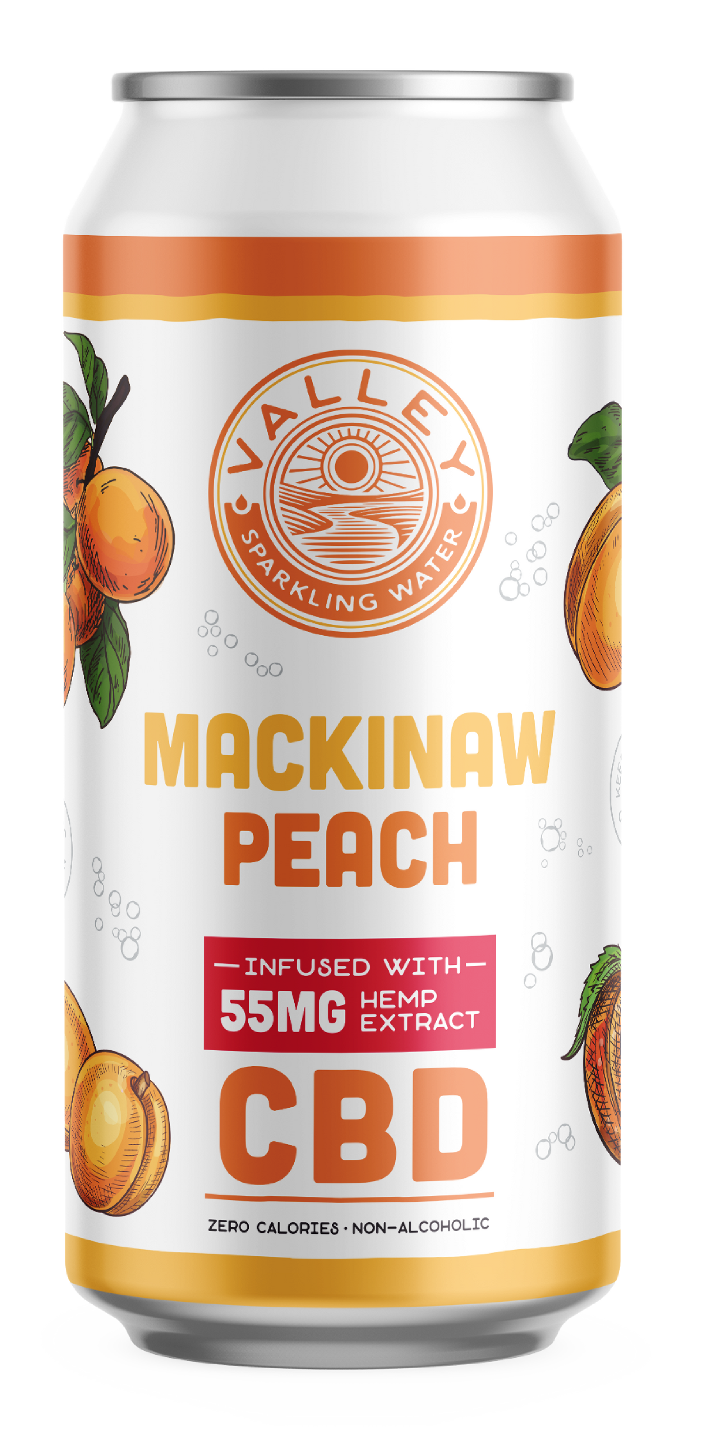 Mackinaw Peach 55MG CBD