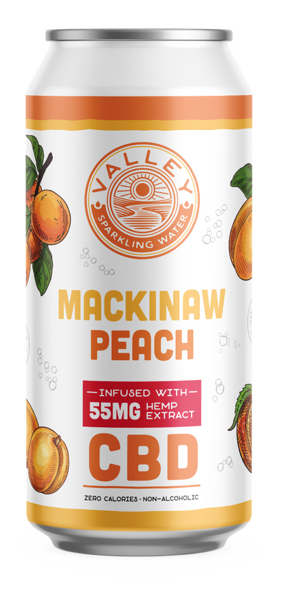 Mackinaw Peach 55MG CBD