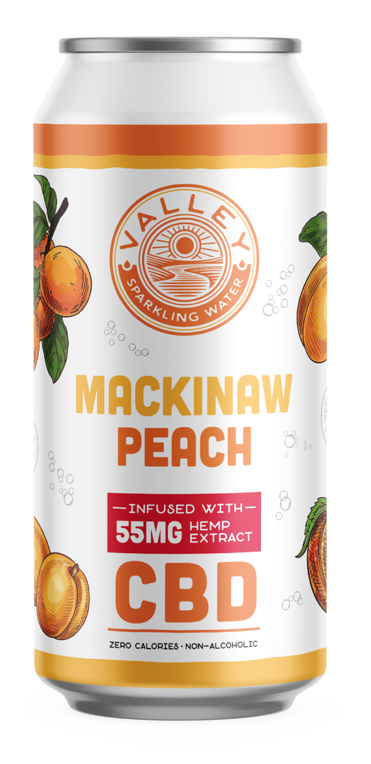 Mackinaw Peach 55MG CBD