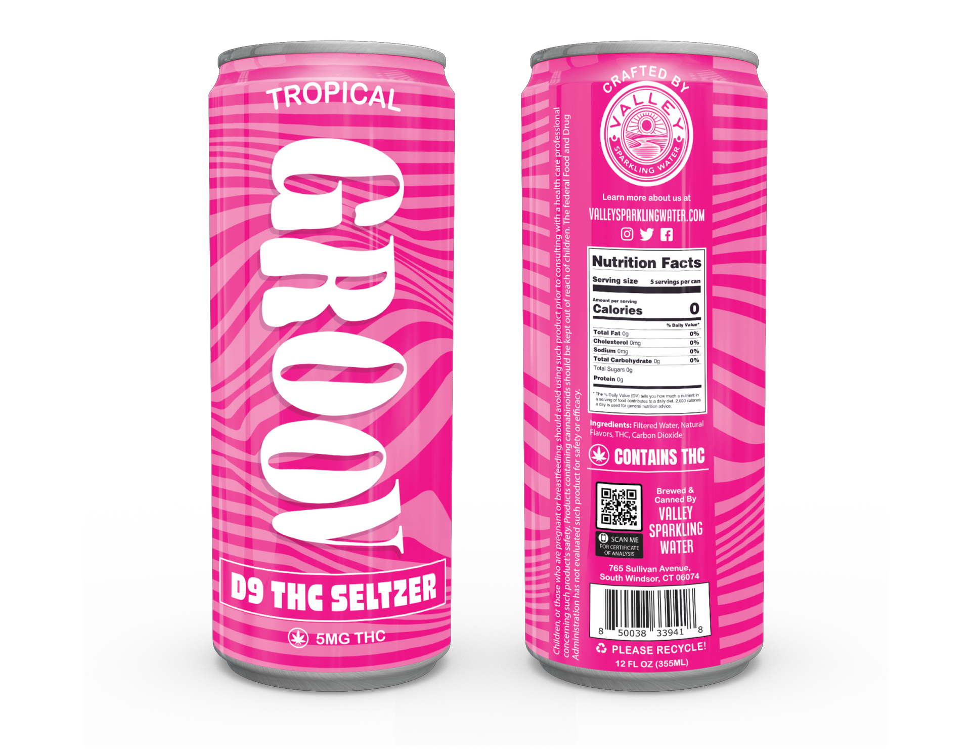 GROOV Tropical D9 3 MG – Valley Sparkling Water